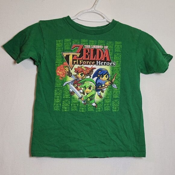 5. The Legend of Zelda Tri Force Heroes T-Shirt Sz S (6-7) - Picture 1 of 5
